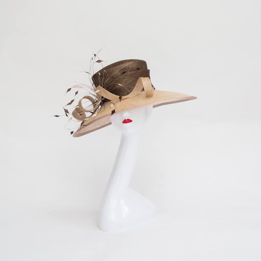 Brown Twirl Hat